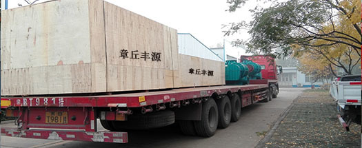 豐源三葉羅茨風機發(fā)往中糧集團