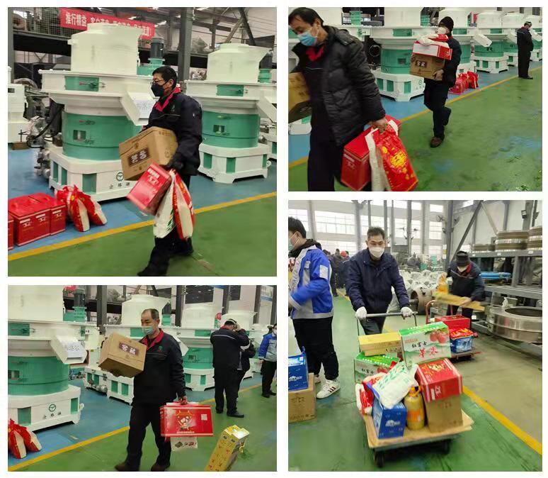 迎新春 送福利——章丘豐源機械給員工送春節福利啦 迎新春 送福利——章丘豐源機械給員工送春節福利啦